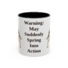 11oz Funny English Springer Spaniel Mug, Black, front view