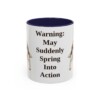 11oz Funny English Springer Spaniel Mug, Navy, front view
