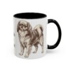 11oz English Toy Spaniel Mug, Black, right side view
