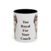 11oz-english-toy-spaniel-mug-humor-black-front 11oz Funny English Toy Spaniel Mug, Black, front view