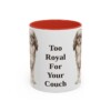 11oz-english-toy-spaniel-mug-humor-red 11oz Funny English Toy Spaniel Mug, Red, front view