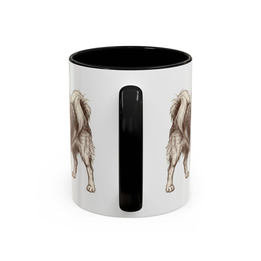 11oz-english-toy-spaniel-mug-latin-black-back 11oz English Toy Spaniel Latin Mug, Black, back view