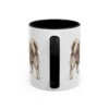 11oz English Toy Spaniel Mug, Black, back view