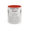 11oz English Toy Spaniel Mug, Red, front view