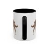 11oz Funny Entlebucher Mountain Dog Mug, Black, back view