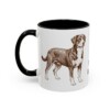 11oz Funny Entlebucher Mountain Dog Mug, Black, left side view