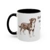 11oz Entlebucher Mountain Dog Dog Mom Mug, Black, left side view