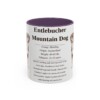 11oz Entlebucher Mountain Dog Mug, Purple, front view