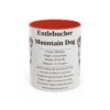 11oz Entlebucher Mountain Dog Mug, Red, front view