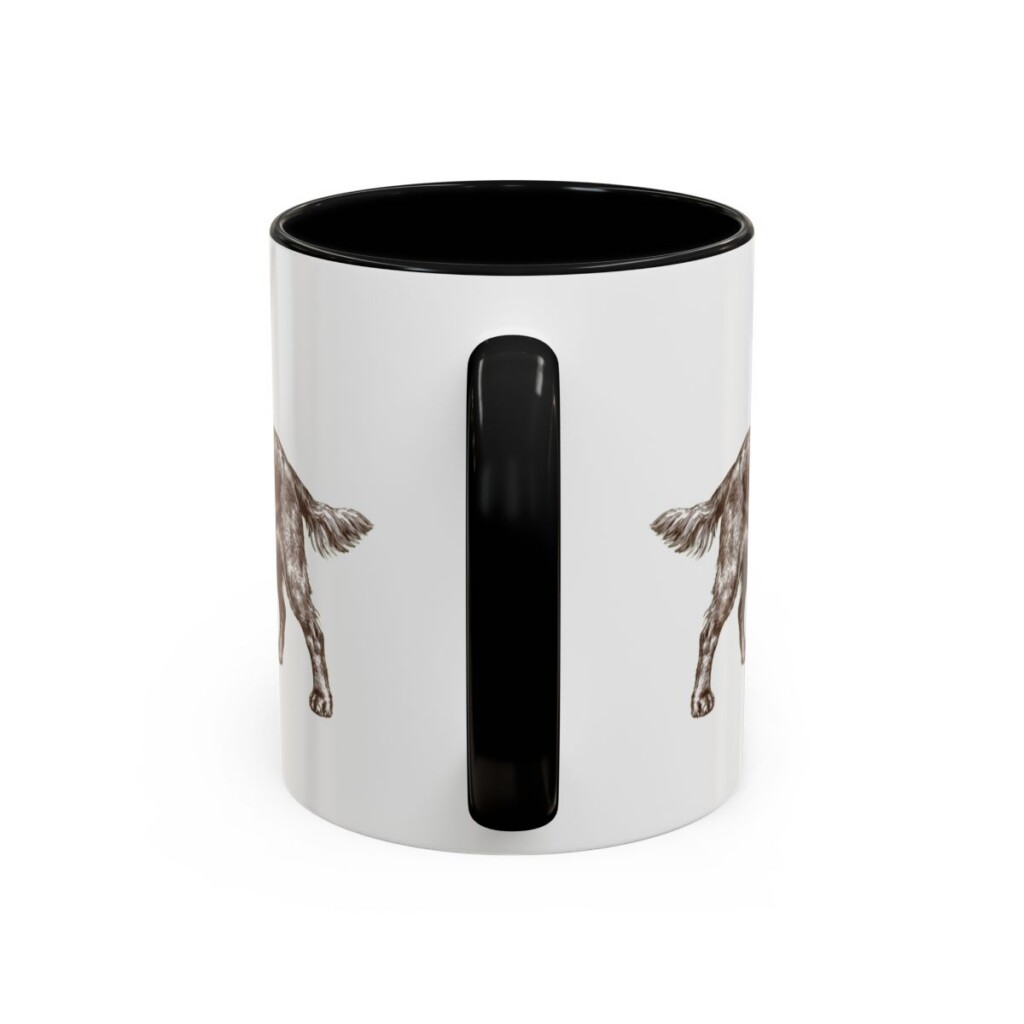 11oz-field-spaniel-mug-black-back 11oz Field Spaniel Mug, Black, back view