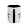 11oz Funny Field Spaniel Mug, Black, back view