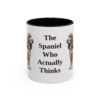 11oz Funny Field Spaniel Mug, Black, front view