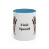 11oz-field-spaniel-mug-light-blue 11oz Field Spaniel Mug, Light Blue, front view