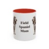 11oz Field Spaniel Dog Mom Mug, Red, front view