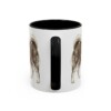 11oz Funny Finnish Lapphund Mug, Black, back view