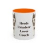 11oz Funny Finnish Lapphund Mug, Orange, front view
