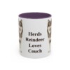 11oz Funny Finnish Lapphund Mug, Purple, front view