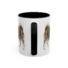 11oz Finnish Lapphund Mug, Black, back view