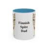 11oz-finnish-spitz-mug-dad-light-blue 11oz Finnish Spitz Dog Dad Mug, Light Blue, front view