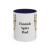 11oz-finnish-spitz-mug-dad-navy 11oz Finnish Spitz Dog Dad Mug, Navy, front view
