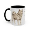 11oz-finnish-spitz-mug-humor-black-left 11oz Funny Finnish Spitz Mug, Black, left side view