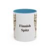 11oz Finnish Spitz Mug, Light Blue, front view