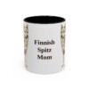 11oz-finnish-spitz-mug-mom-black-front 11oz Finnish Spitz Dog Mom Mug, Black, front view