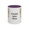 11oz-finnish-spitz-mug-mom-purple 11oz Finnish Spitz Dog Mom Mug, Purple, front view