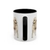11oz Finnish Spitz Mug, Black, back view