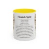 11oz Finnish Spitz Mug, Yellow, front view