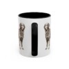 11oz Flat-Coated Retriever Dog Dad Mug, Black, back view