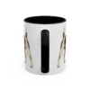 11oz Fox Terrier (Smooth) Mug, Black, back view