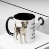 11oz Funny Fox Terrier (Smooth) Mug, Black, lifestyle photo