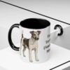 11oz Fox Terrier (Smooth) Dog Mom Mug, Black, lifestyle photo