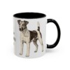 11oz Fox Terrier (Smooth) Dog Mom Mug, Black, right side view