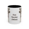 11oz-fox-terrier-wire-mug-black-front 11oz Fox Terrier (Wire) Mug, Black, front view