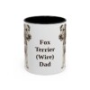 11oz-fox-terrier-wire-mug-dad-black-front 11oz Fox Terrier (Wire) Dog Dad Mug, Black, front view