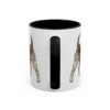 11oz Fox Terrier (Wire) Dog Mom Mug, Black, back view