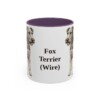 11oz-fox-terrier-wire-mug-purple 11oz Fox Terrier (Wire) Mug, Purple, front view
