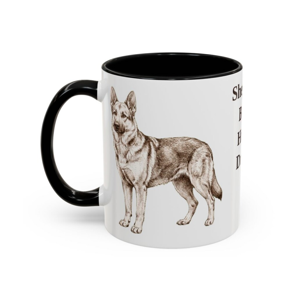 11oz-gerberian-shepsky-mug-humor-black-left 11oz Funny Gerberian Shepsky Mug, Black, left side view