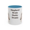 11oz-gerberian-shepsky-mug-humor-light-blue 11oz Funny Gerberian Shepsky Mug, Light Blue, front view