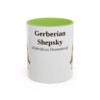 11oz Gerberian Shepsky Latin Mug, Light Green, front view