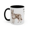 11oz Gerberian Shepsky Dog Mom Mug, Black, left side view