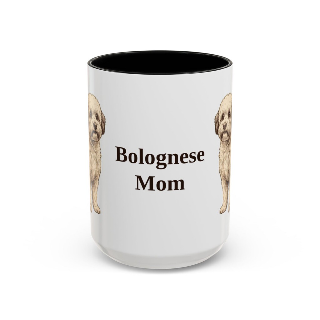 12012703108076964178_2048.jpeg 15oz Bolognese Dog Mom Mug, Vintage Sketch Coffee Mug, Dog Mom Gift