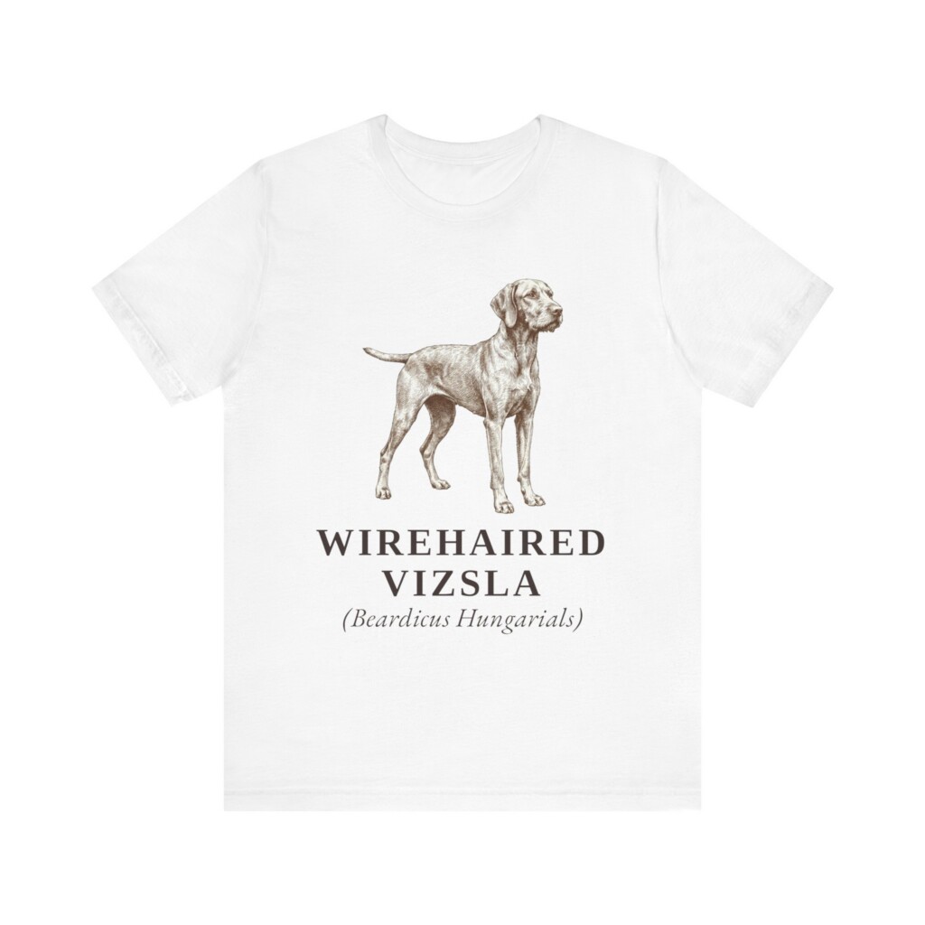 12020002695205520002_2048.jpeg Wirehaired Vizsla Latin Shirt, Vintage Dog Sketch Tee, Dog Latin Gift