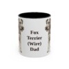 12048701715830275333_2048.jpeg 11oz Fox Terrier (Wire) Dog Dad Mug, Vintage Sketch Coffee Mug, Dog Dad Gift