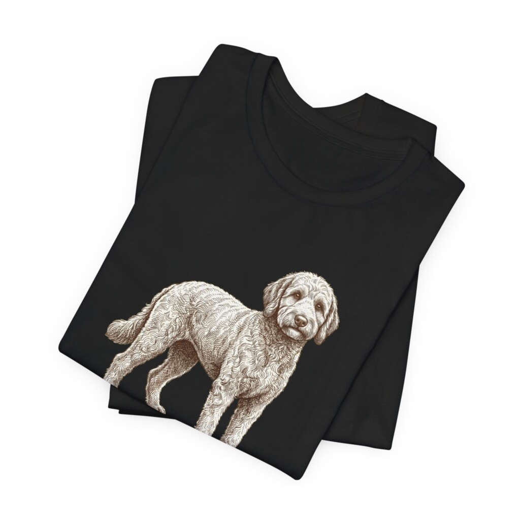 Whoodle Latin Shirt, Vintage Dog Sketch Tee, Dog Latin Gift