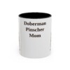 11oz Doberman Pinscher Dog Mom Mug, Vintage Sketch Coffee Mug, Dog Mom Gift