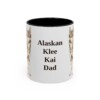 11oz Alaskan Klee Kai Dog Dad Mug, Vintage Sketch Coffee Mug, Dog Dad Gift