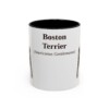 11oz Boston Terrier Latin Mug, Vintage Dog Coffee Mug, Dog Lover Gift
